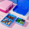 Double Buckle Lunch Box, Leakproof Bento Lunchbox, Sandwich Friendly Tray,