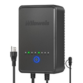 60W Low Voltage Landscape Transformer, Weatherproof Outdoor Low Voltage Transformer, 120V AC to 12V DC, Landscape Lighting Transformer with Timer and Photocell Sensor, ETL Listed A01LT06