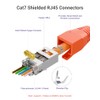 VCELINK RJ45 Crimp Tool, All-In-One Ethernet Pass Through Crimper for