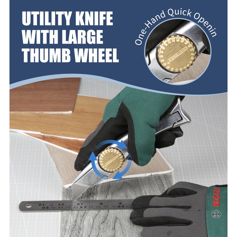 CUTTEREX Heavy Duty SharkKnife VinylKnife UtilityKnife Roofing Knife Delphin Dolphin