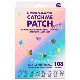 Catch Me Patch Aurora - Pack of 108 Anti-Pimple Patches Made of Hydrocolloid with Bakuchiol + Aloe Vera