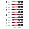 Protorq Impact Bit set, SQ 2inch w/Clip