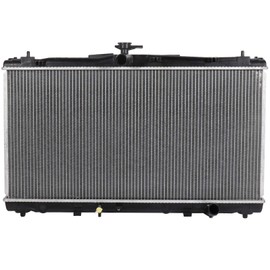 INEEDUP 13270 Radiator Assembly and 4 pcs Oil Hose Clamps Replacement for 2015 2016 2017 for Toyota Camry Sedan XSE