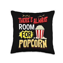 Popcorn Machine Healthy Chips Movie Snack Throw Pillow, 16x16, Multicolor