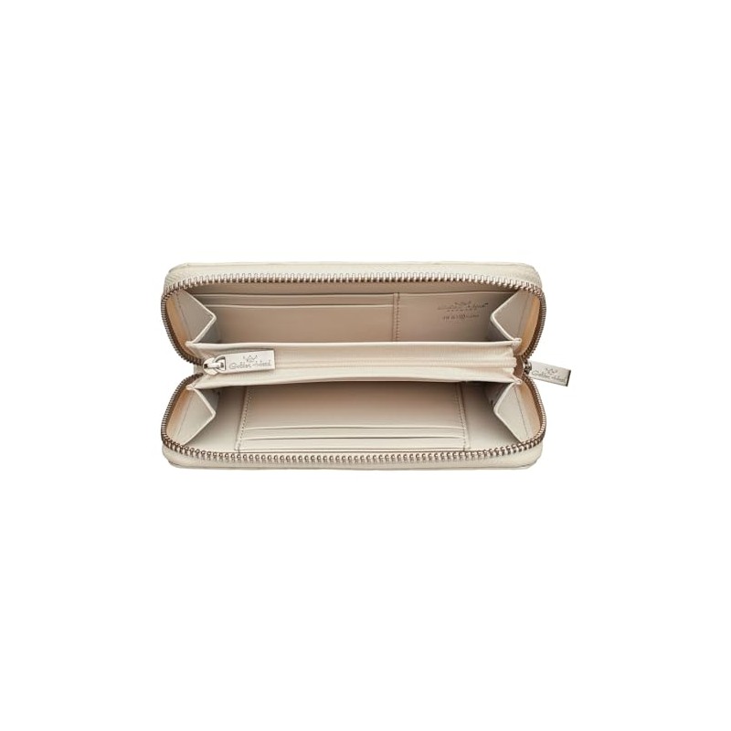 Golden Head Cayenne RFID Protect Ladies Purse Wallet Cream, cream,