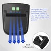Mudder 2 Pieces LED Clip on Cap Lights USB Rechargeable