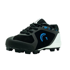 Guardian Baseball Cleats Youth Boys and Girls. Low Top Youth Baseball Cleats. Girls Softball Cleats - Black/Royal, 4