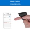 1D 2D Ring Barcode Scanner 2.4G Wireless Bluetooth CCD Red