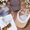 FINGERINSPIRE 24 Pcs Hat Support Pad Holder 4.9x8.4x2.6inch Plastic Half
