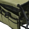 Household Essentials Collapsible Utility Stool, Olive Green