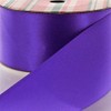 2.25" Regal Purple Double Faced Satin Ribbon 3yd