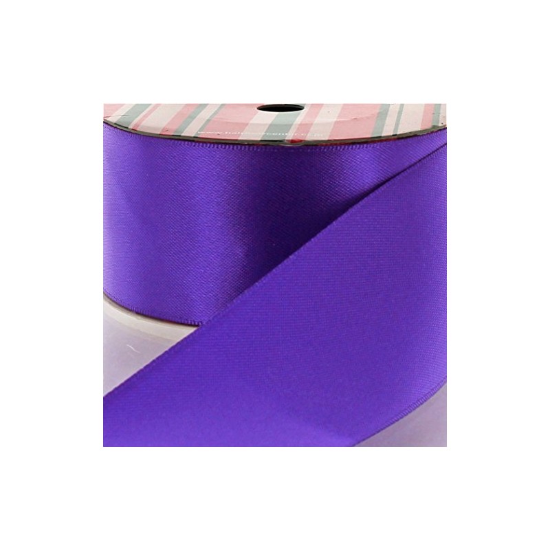 2.25" Regal Purple Double Faced Satin Ribbon 3yd