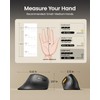ProtoArc Ergonomic Bluetooth Vertical Mouse, EM11 NL Wireless Rechargeable Optical