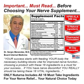 Suplemento De Apoyo A Neuropatía Nuturna, Alfa Ácido Lipoico