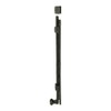 Set of 2 Iron 8 inch Surface Slide Bolt Black