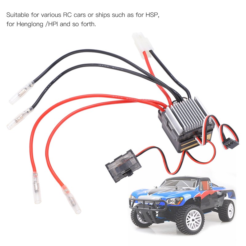 7.216V 320A TwoWay Brush ESC for Vehicle Ship Model Support