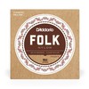 D'Addario ダダリオ ボールエンドナイロン弦 Folk Nylon EJ33 80/20 Bronze/Clear Nylon Trebles