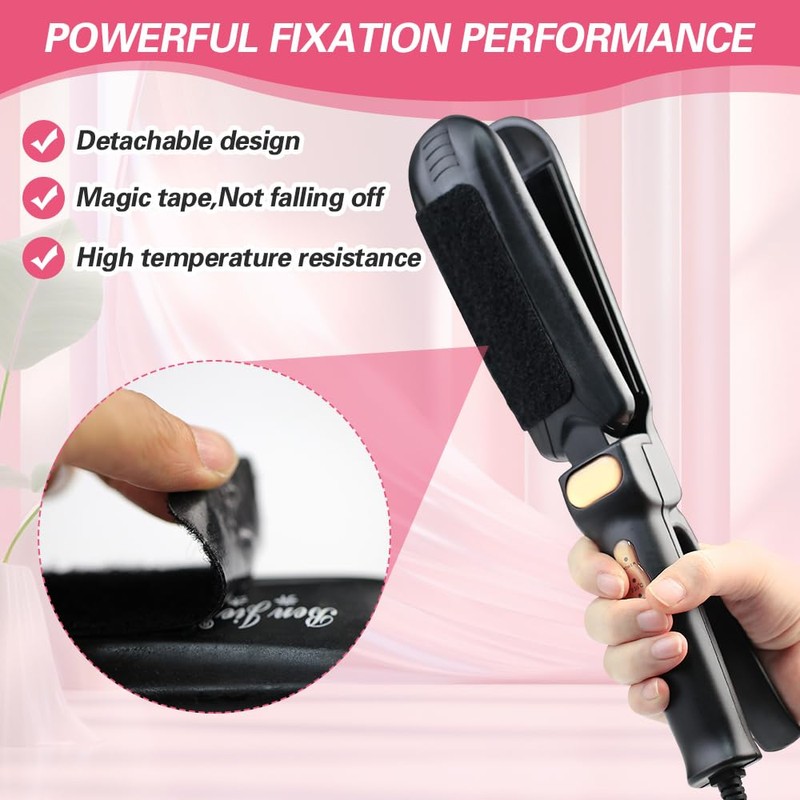 LaughYee Flat Iron Comb Attachment, 3.94 x 2.05 inches, Plastic,