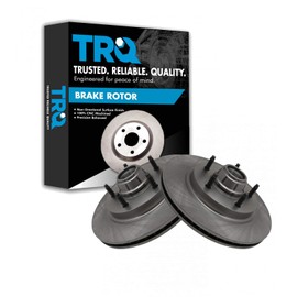 TRQ Front Brake Rotors Set Vented Compatible with 1997-1999 Ford F-150