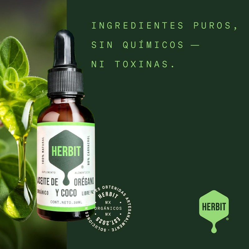 Kit 2 Aceites de Orégano Orgánico 80% Carvacrol – Frasco