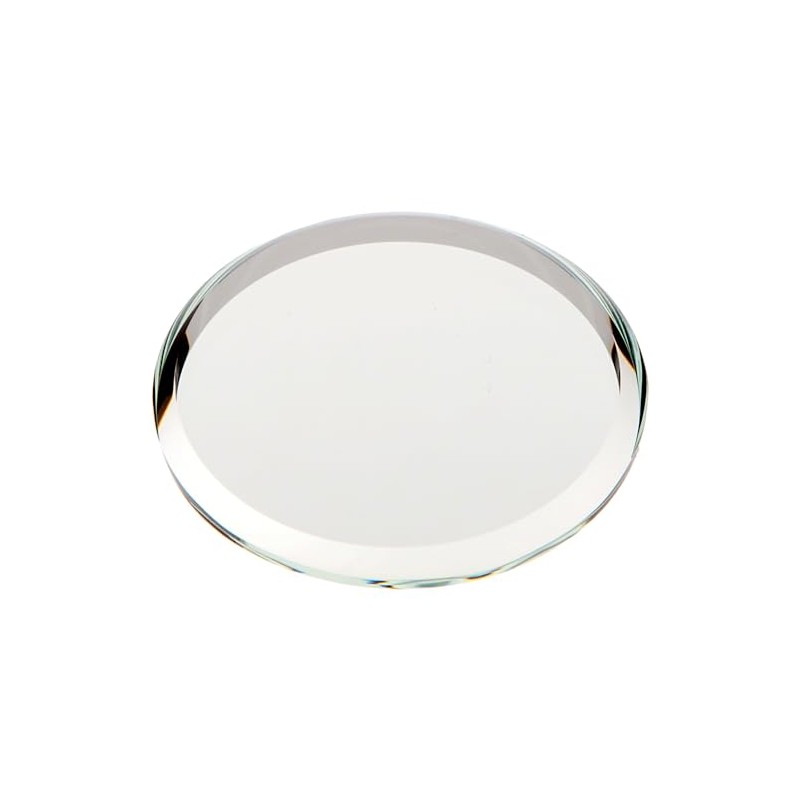 Plymor Round 3mm Beveled Glass Mirror, 1.5 inch x 1.5