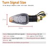 JMTBNO 4 x Motorcycle Indicator E Approved 14 LED Running