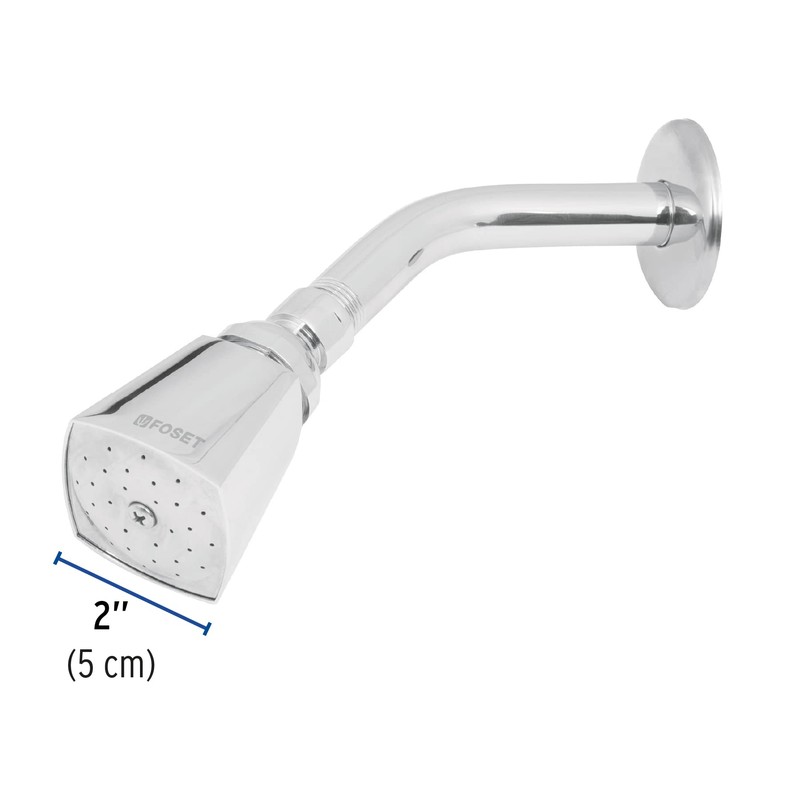 Foset Aqua R-501, Regadera cuadrada, cabeza 2", Aqua