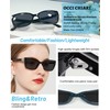 OCCI CHIARI Bifocal Reading Sunglasses Womems Large Blue Light Blocking