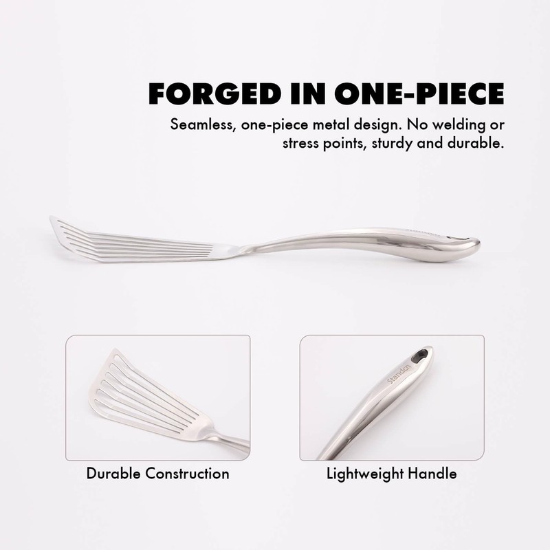 18/10 Stainless Steel Fish Spatula Set – 2 PCS All