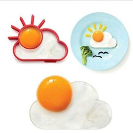 Breakfast Omelette Mold Silicone Egg Pancake Ring Shaper Cooking Tool DIY Kitchen Accessories Gadget Egg Fired Mould (Sun Flower)