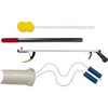 Sammons Preston 4 Piece Care Kit with 26" Reacher, Ideal for Patients Recovering from Hip/Knee Surgery
