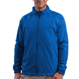 SCOTTeVEST Pack Windbreaker Jacket for Men - 19 Hidden Pockets - Lightweight Water Repellent Coat for Travel & More (Cobalt, X-Large)