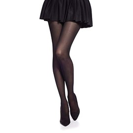 Colourful Microfiber 20 Denier Tights by Romartex, 20 Colours, Sizes S-L, M, black