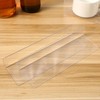 FRCOLOR 6 Pcs Clear L Shaped Shelf Dividers 7.9"X2.4"X1.2" Plastic