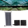 Solar Powered Fan 50W Light Portable Multi Purpose Strong ABS