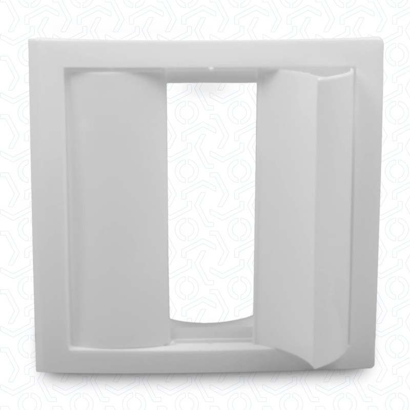 VIOKS Ventilation Grille with Movable Slats Closure Flap Blind End