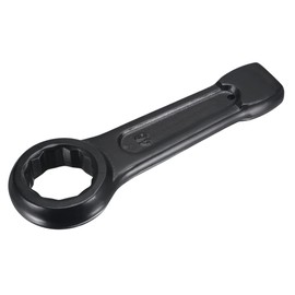 uxcell 46mm Box End Striking Ring Wrench, High Tensile Steel Single Head Spanner Hand Tool