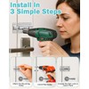 Door Lock Latches Barrel Bolt, 2 Pack Thickened Heavy Duty