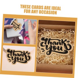 SHINEOFI 2sets Mini Thank You Cards Bulk Fall Themed for Small Business Coworkers Elegant Business Cards 150pcs*2