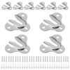 ZAAWUUT 10-Pack Heavy Duty Keyhole Hangers,Picture Frame Buckle Hanger Bracket,Mug