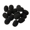 Lapel Headset Microphone Windscreens, Foam Microphone Covers, Mini Size, 15