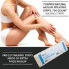 ForPro Natural Muslin Epilating Strips, Tear-Resistant, Pre-Cut Strips for Hair