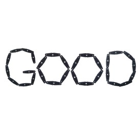 GM&BW Professional slingshot pouches with centre hole, suitable for flat band and looped (or 2-compartment), suitable for spin ammunition 8 x 11 mm, pack of 30