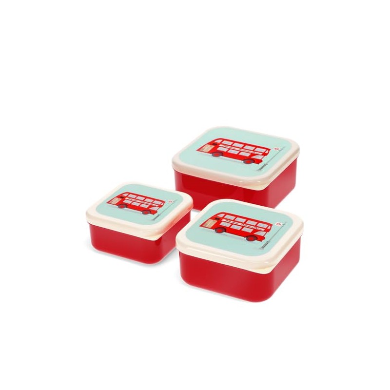 Rex London Snack boxes (set of 3) - TfL Routemaster