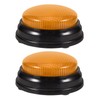 ABOOFAN 2Pcs Game Show Buzzers with Light and Sound Quiz