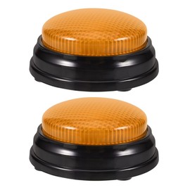 ABOOFAN 2Pcs Game Show Buzzers with Light and Sound Quiz Buzzer Buttons