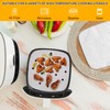 HARFINGTON 100pcs Air Fryer Liners 8 Inch Square Bamboo Steamer