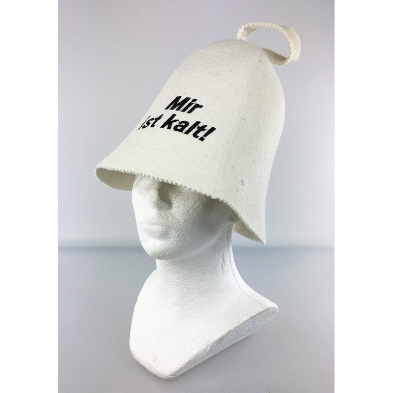 GMMH® Sauna Hat Sauna Cap Felt Cap 100% Cotton Sauna