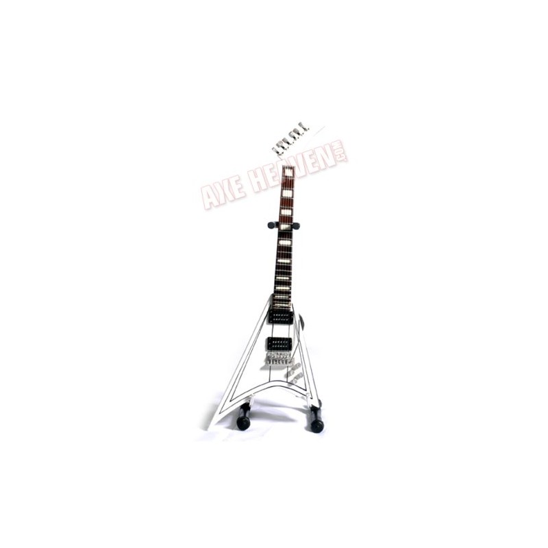 MGU Randy Rhoads Flying V Concorde Miniature Black Guitar