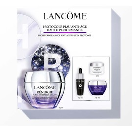 Lancôme - Set de Regalo Rénergie, Skincare Anti Signos de la Edad con Rénergie HPN 300-Peptide 50ml, Génifique Ultimate Serum 7ml, Advanced Génifique Yeux 5ml y Rénergie Multi – Lift Night cream 15ml